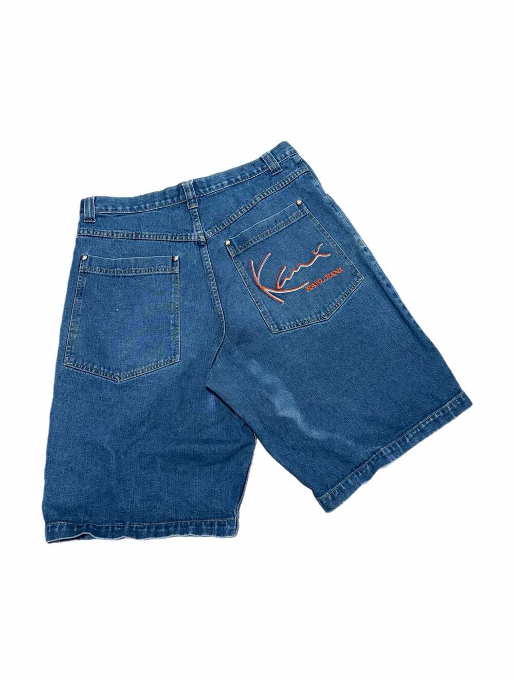 Vintage 90s Karl Kani Embroidered Denim Jorts